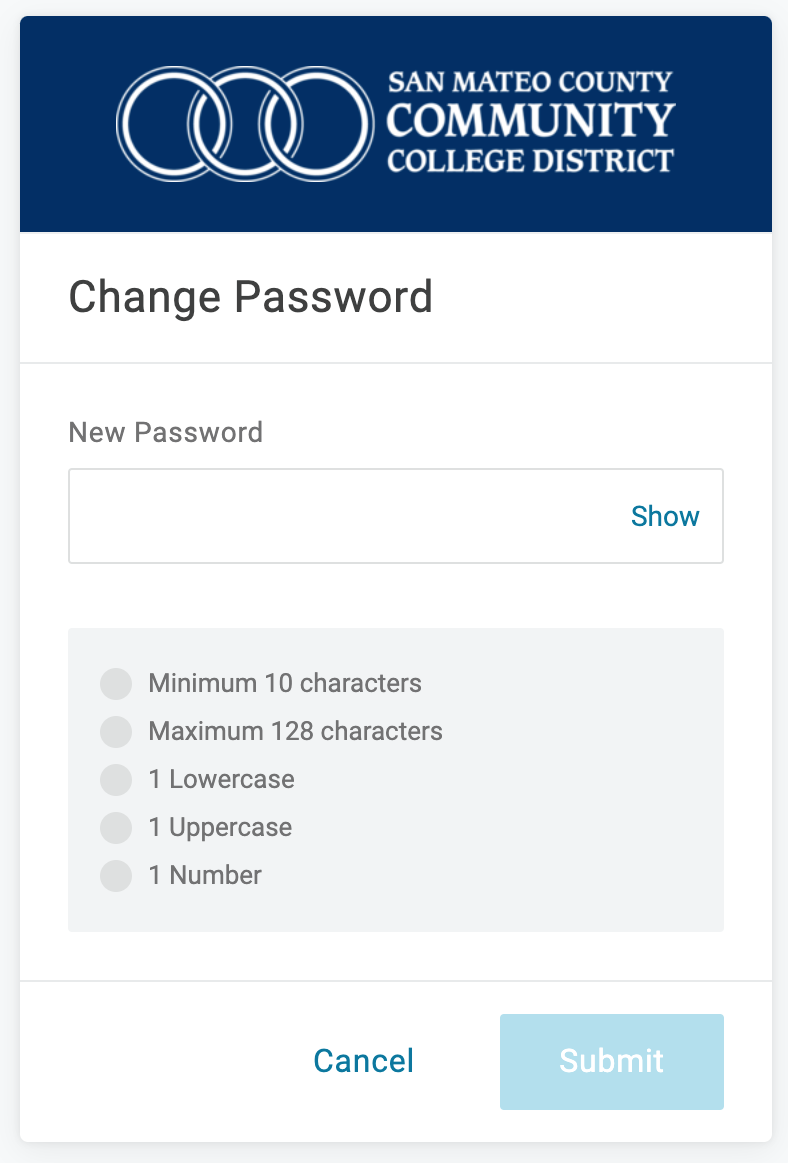 Forgot Password Screen, where user must enter username into input field
